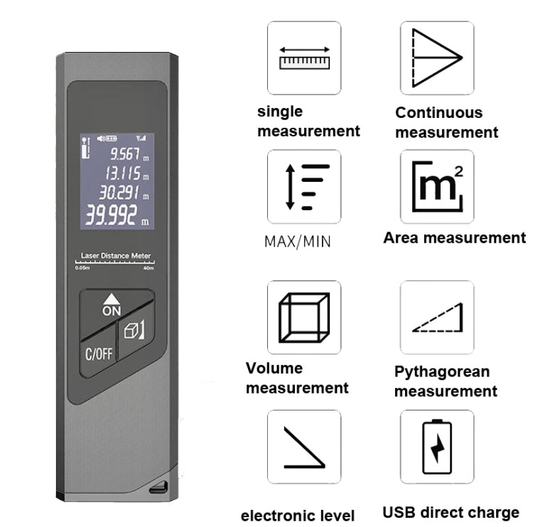 M3 Digital Display Laser Rangefinder Infrared Level