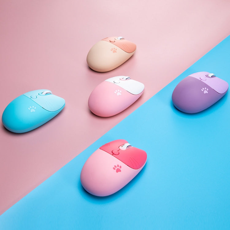 M3 3 Keys Cute Silent Laptop Wireless Mouse, Spec:, Wireless Version (Vitality Pink), Wireless Version (Milk Tea), Bluetooth Wireless Version (Milk Tea), Bluetooth Wireless Version (Pink), Bluetooth Wireless Version (Red)...