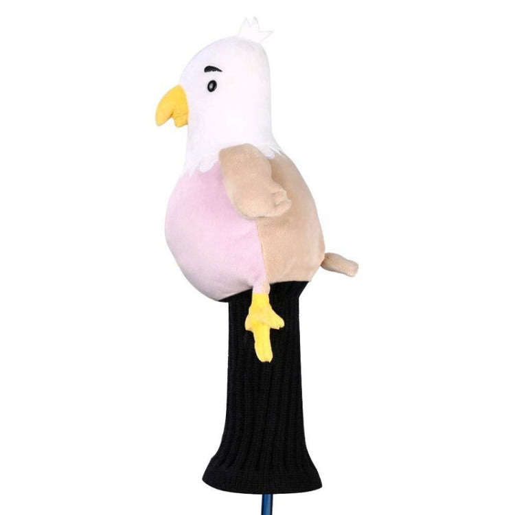 Cute Plush Animal Golf Club Knit Cover, Plush Brown, Plush Pink