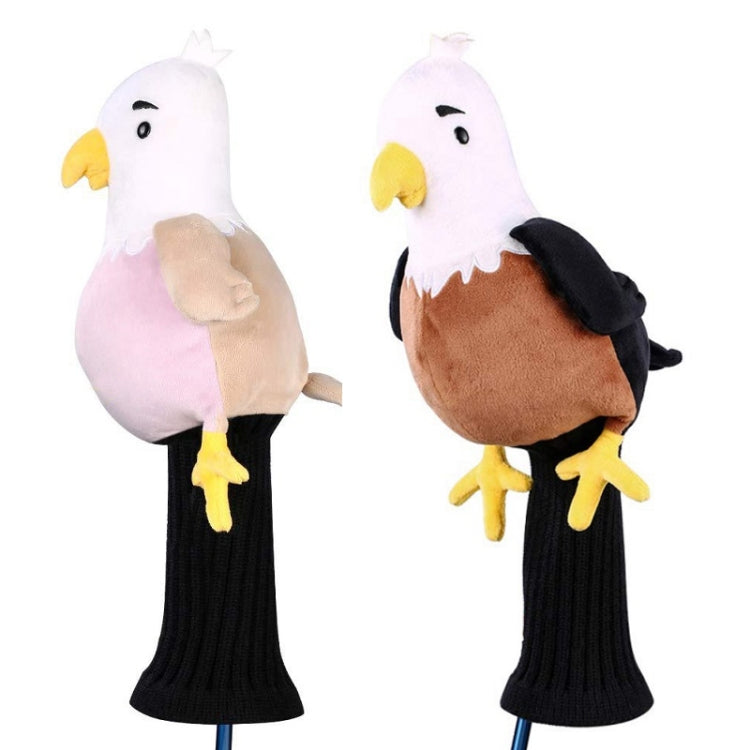 Cute Plush Animal Golf Club Knit Cover, Plush Brown, Plush Pink