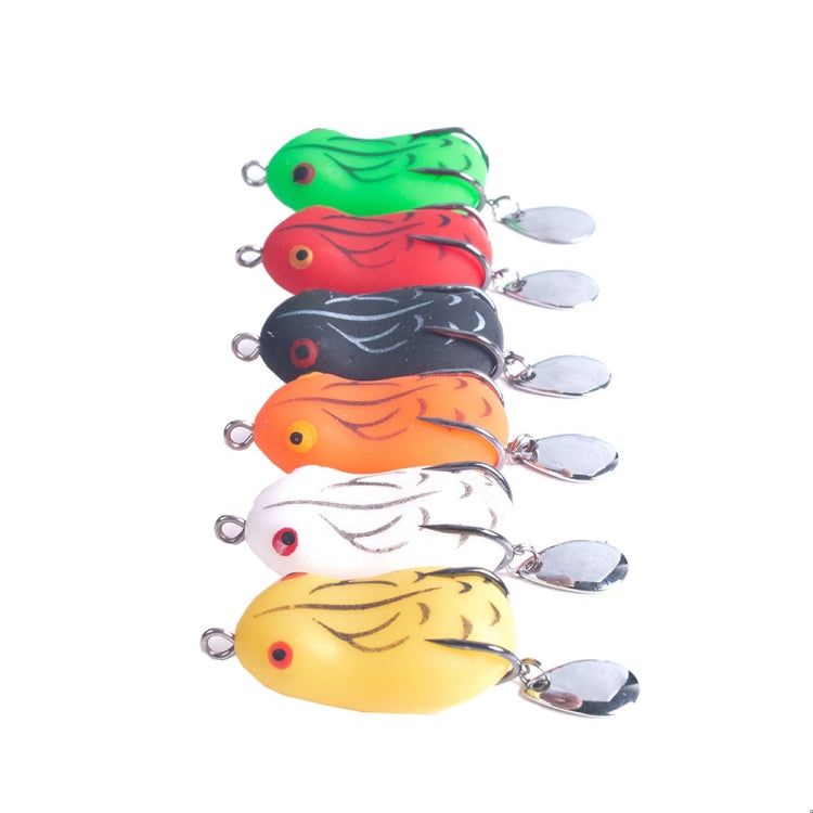 2 PCS HENGJIA Lure Sequins Double Hook Thunder Frog, 4.2cm 8g, 5cm 14g