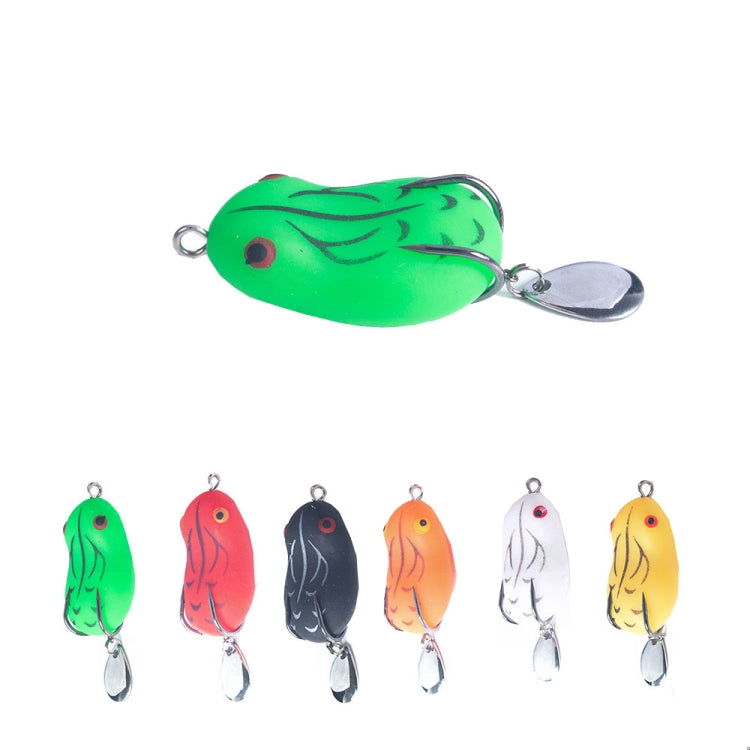 2 PCS HENGJIA Lure Sequins Double Hook Thunder Frog, 4.2cm 8g, 5cm 14g