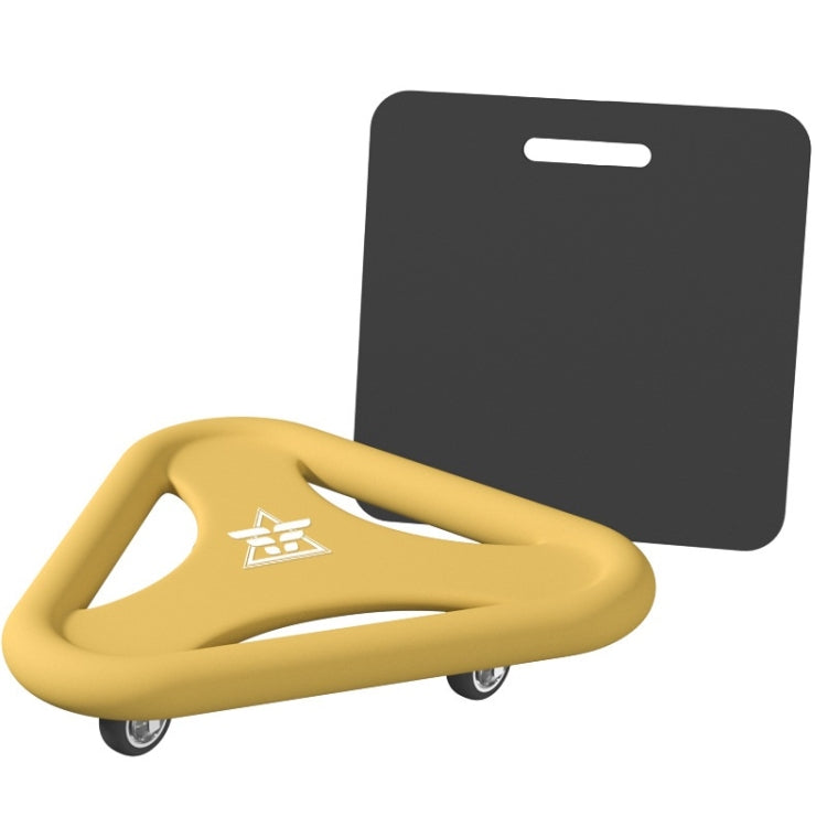 Fitness Multi-function Universal Triangle Abdominal Plate, Triangle Abdominal Plate(Yellow), Triangle Abdominal Plate(Black)