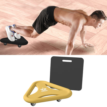 Fitness Multi-function Universal Triangle Abdominal Plate, Triangle Abdominal Plate(Yellow)