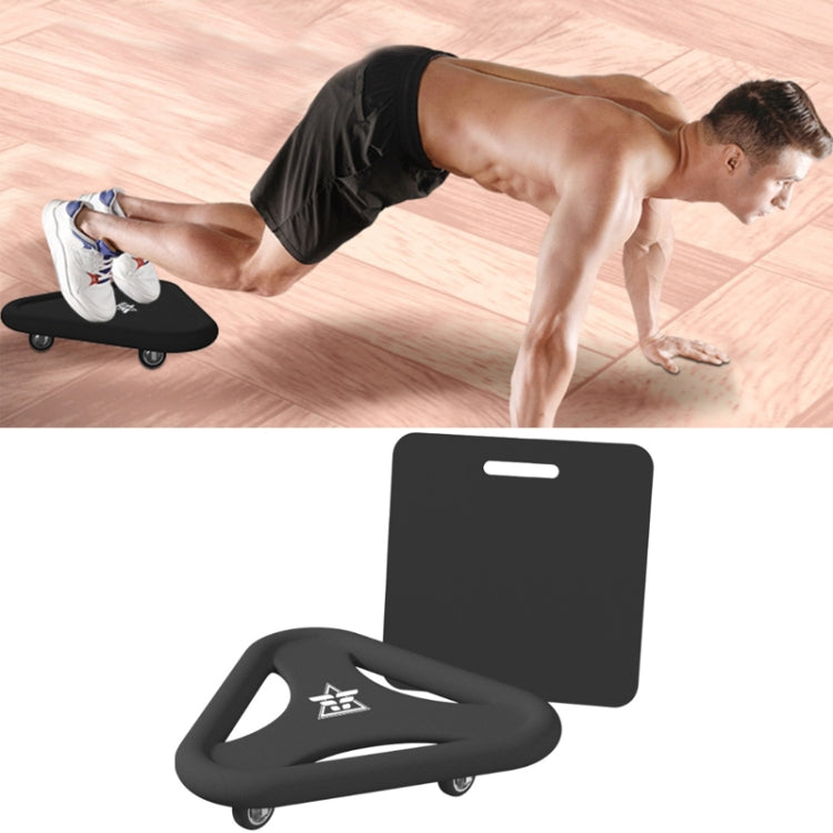 Fitness Multi-function Universal Triangle Abdominal Plate, Triangle Abdominal Plate(Yellow), Triangle Abdominal Plate(Black)