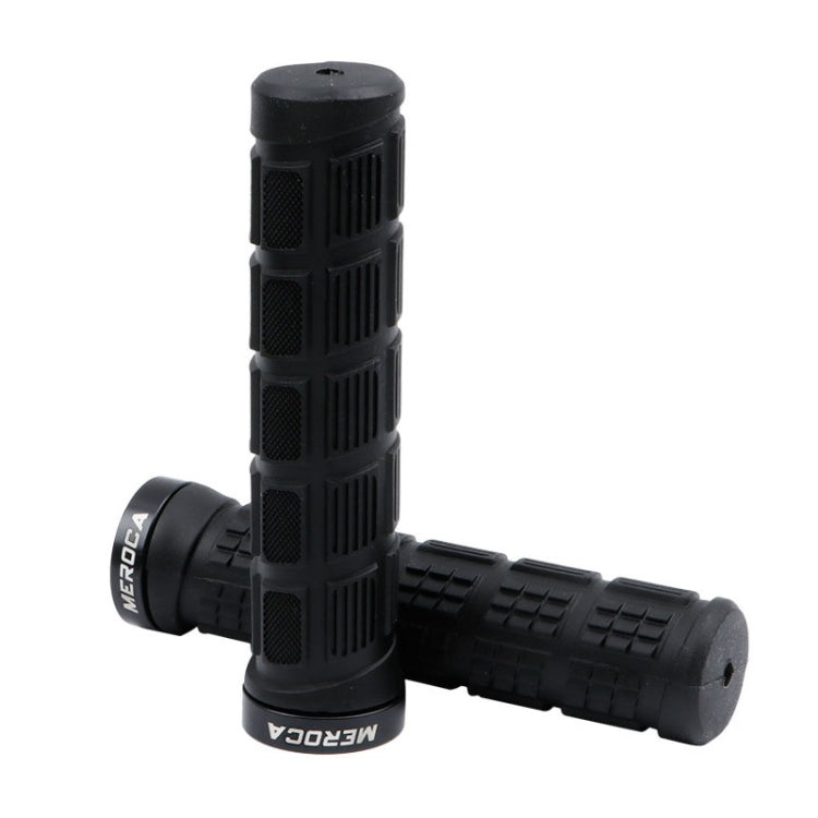 MEROCA Mountain Bike Anti-slip Shock Absorber Riding Grip Cover, Style:, One Side Lock ME38 Black, One Side Lock ME38 Red, One Side Lock ME38 Sky Blue, Bilateral Lock Thread ME15 Black, Bilateral Lock Thread ME15 Red, Bilateral Lock Thread ME15 Green