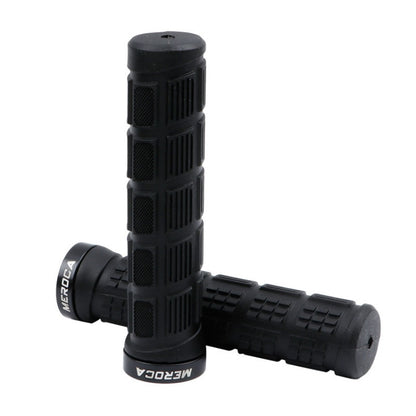 MEROCA Mountain Bike Anti-slip Shock Absorber Riding Grip Cover, Style:, One Side Lock ME38 Black, One Side Lock ME38 Red, One Side Lock ME38 Sky Blue, Bilateral Lock Thread ME15 Black, Bilateral Lock Thread ME15 Red, Bilateral Lock Thread ME15 Green