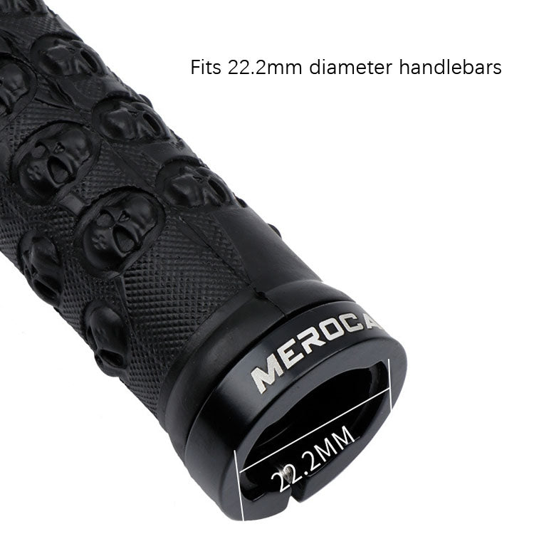 MEROCA Mountain Bike Anti-slip Shock Absorber Riding Grip Cover, Style:, One Side Lock ME38 Black, One Side Lock ME38 Red, One Side Lock ME38 Sky Blue, Bilateral Lock Thread ME15 Black, Bilateral Lock Thread ME15 Red, Bilateral Lock Thread ME15 Green