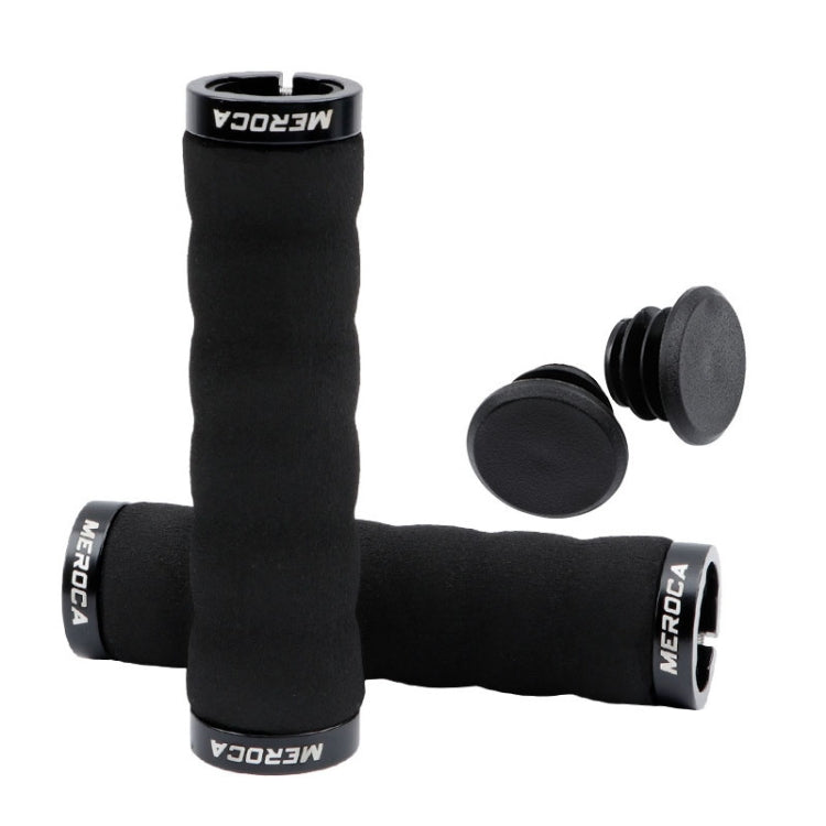 MEROCA Mountain Bike Anti-slip Shock Absorber Riding Grip Cover, Style:, One Side Lock ME38 Black, One Side Lock ME38 Red, One Side Lock ME38 Sky Blue, Bilateral Lock Thread ME15 Black, Bilateral Lock Thread ME15 Red, Bilateral Lock Thread ME15 Green