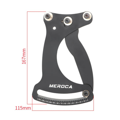 MEROCA Bicycle Ring Calibration Tool Spoke Tension Tube Wheel Set Steel Wire, Red, Colorful, Red+Wrench, Colorful+Wrench
