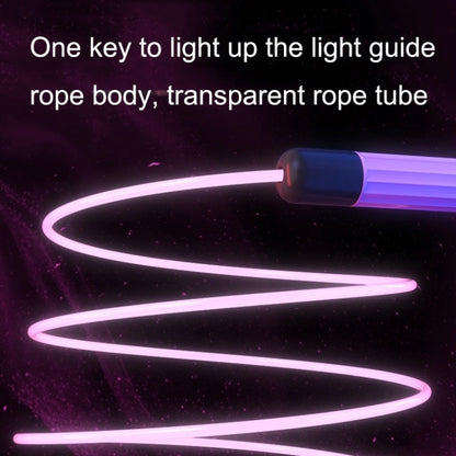 Sports Fitness LED Light Adjustable Skipping Rope, Pink, Blue, Green