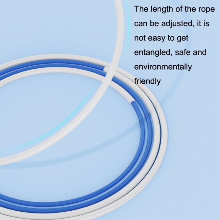 Children Speed Skipping Sports Rope, Style: 2 Sections 2.8m (White Blue), 2 Sections 2.4m (White Blue), 2 Sections 2.8m (White Blue), 2 Sections 2.4m (White Pink), 2 Sections 2.8m (White Pink), 2 Sections 2.4m (White Green), 2 Sections 2.8m (White Gree...