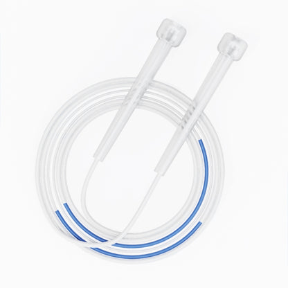 Children Speed Skipping Sports Rope, Style: 2 Sections 2.8m (White Blue), 2 Sections 2.4m (White Blue), 2 Sections 2.8m (White Blue), 2 Sections 2.4m (White Pink), 2 Sections 2.8m (White Pink), 2 Sections 2.4m (White Green), 2 Sections 2.8m (White Gree...