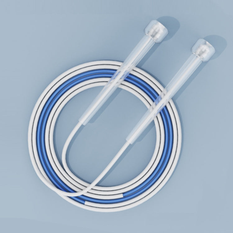 Children Speed Skipping Sports Rope, Style: 2 Sections 2.8m (White Blue), 2 Sections 2.4m (White Blue), 2 Sections 2.8m (White Blue), 2 Sections 2.4m (White Pink), 2 Sections 2.8m (White Pink), 2 Sections 2.4m (White Green), 2 Sections 2.8m (White Gree...