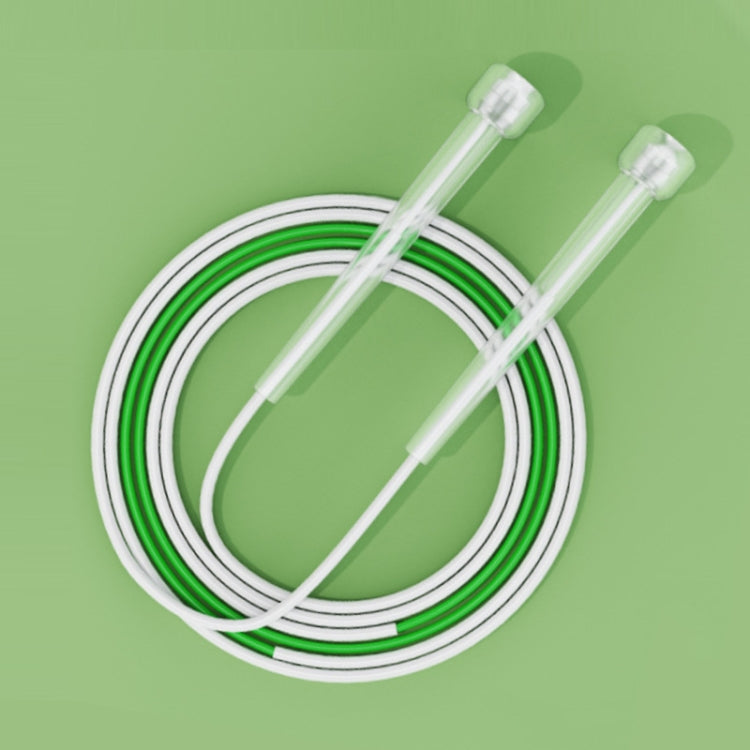Children Speed Skipping Sports Rope, Style: 2 Sections 2.8m (White Blue), 2 Sections 2.4m (White Blue), 2 Sections 2.8m (White Blue), 2 Sections 2.4m (White Pink), 2 Sections 2.8m (White Pink), 2 Sections 2.4m (White Green), 2 Sections 2.8m (White Gree...