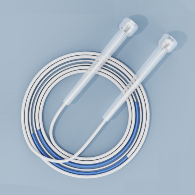 Children Speed Skipping Sports Rope, Style: 2 Sections 2.8m (White Blue), 2 Sections 2.4m (White Blue), 2 Sections 2.8m (White Blue), 2 Sections 2.4m (White Pink), 2 Sections 2.8m (White Pink), 2 Sections 2.4m (White Green), 2 Sections 2.8m (White Gree...