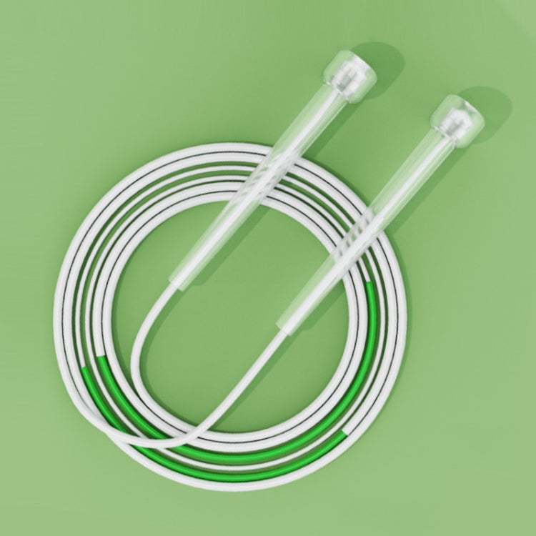 Children Speed Skipping Sports Rope, Style: 2 Sections 2.8m (White Blue), 2 Sections 2.4m (White Blue), 2 Sections 2.8m (White Blue), 2 Sections 2.4m (White Pink), 2 Sections 2.8m (White Pink), 2 Sections 2.4m (White Green), 2 Sections 2.8m (White Gree...