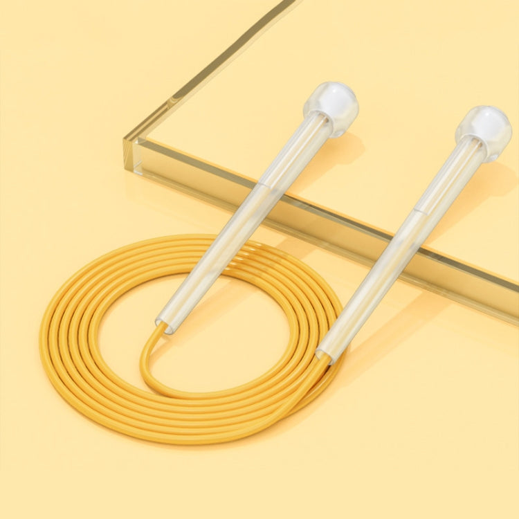 3 PCS Fitness Sports Children Transparent Handle Skipping Rope, Transparent Blue, Transparent Yellow, Transparent Pink, Transparent Green, Transparent Orange