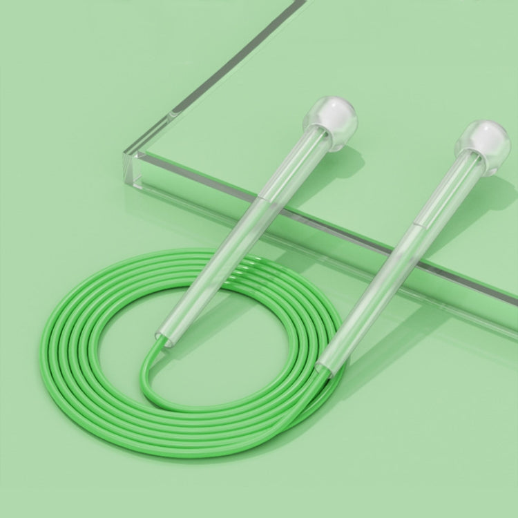 3 PCS Fitness Sports Children Transparent Handle Skipping Rope, Transparent Blue, Transparent Yellow, Transparent Pink, Transparent Green, Transparent Orange