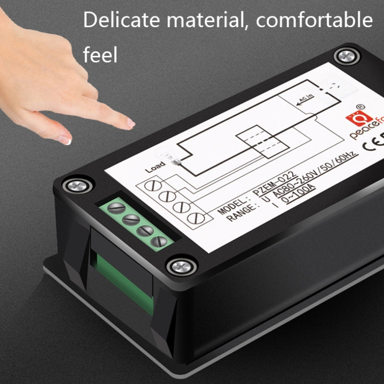 Peacefair English Version Multifunctional AC Digital Display Power Monitor, 5A, 10A, 100A (Closed CT), 100A (Open and Close CT)