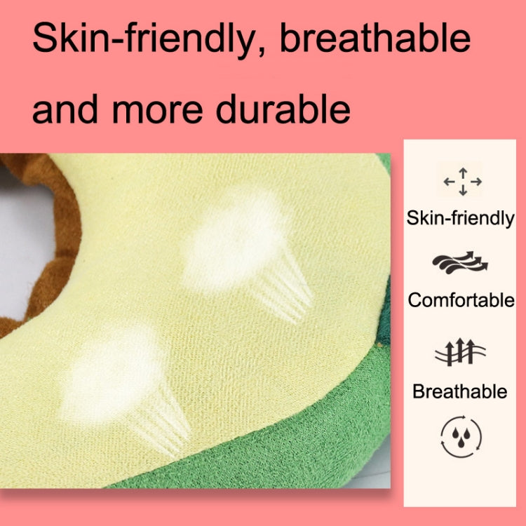 Pet Anti-bite Anti-Lick Ring Soft Cotton Cat Head Cover, Peach, Pineapple, Drumstick, Avocado