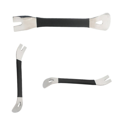 Car Stainless Ateel Audio Navigation Door Panel Crowbar, 2 PCS Stainless Steel