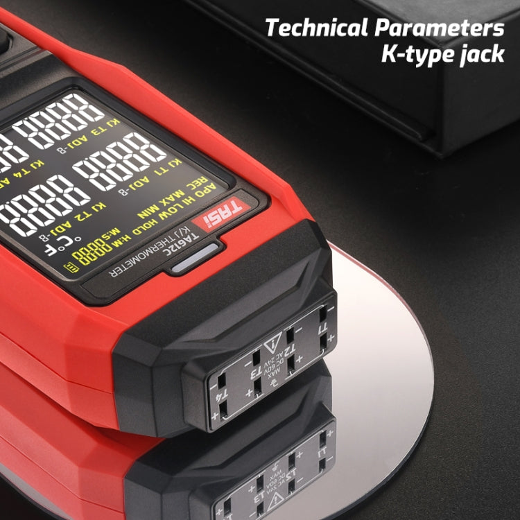 TASI Contact Temperature Meter K-Type Thermocouple Probe Thermometer, Style:, TA612A Single Channel, TA612B Dual Channels, TA612C 4 Channels