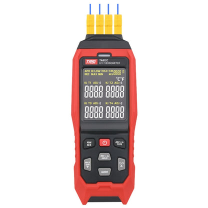 TASI Contact Temperature Meter K-Type Thermocouple Probe Thermometer, Style:, TA612A Single Channel, TA612B Dual Channels, TA612C 4 Channels