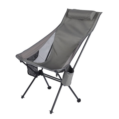 Outdoor Camping Aluminum Alloy Portable Folding Beach Chair, Without Pocket (Blue Gray), With Pocket (Blue Gray), Without Pocket (Dark Gray), With Pocket (Dark Gray)