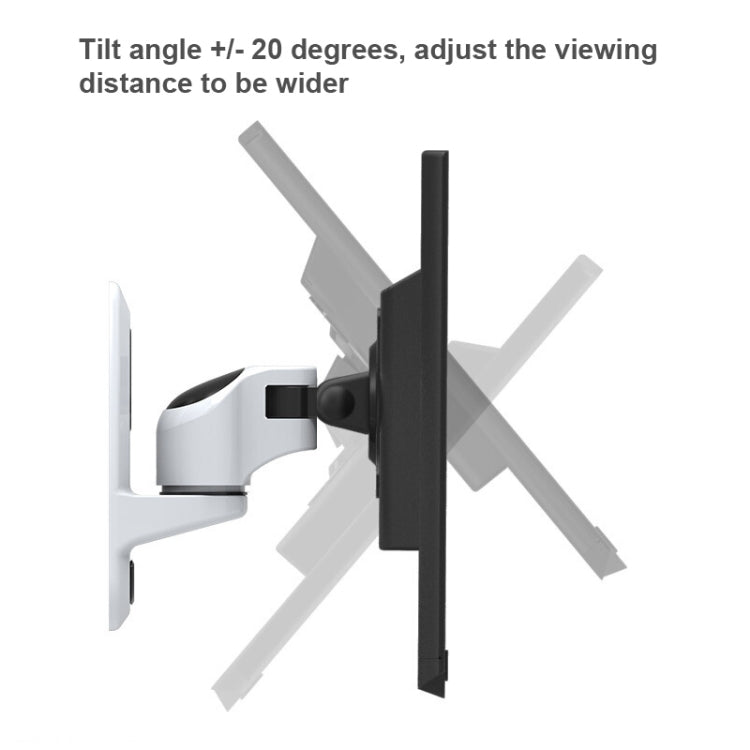 Gibbon Mounts FE110W Computer Monitor Wall Mount Universal Swivel Bracket