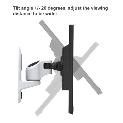 Gibbon Mounts FE110W Computer Monitor Wall Mount Universal Swivel Bracket