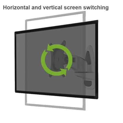 Gibbon Mounts FE110W Computer Monitor Wall Mount Universal Swivel Bracket