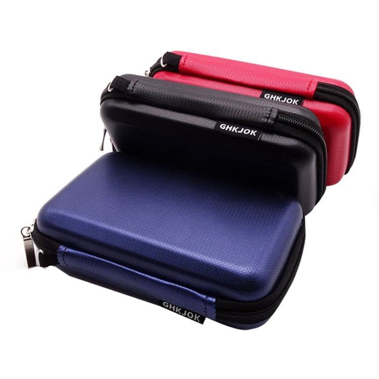 CHKJOK GH1805 EVA Mobile Hard Disk Anti-pressure Hard Shell Bag, GH1805 Black, GH1805 Red