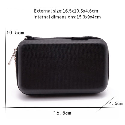 CHKJOK GH1805 EVA Mobile Hard Disk Anti-pressure Hard Shell Bag, GH1805 Black, GH1805 Red
