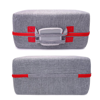 GH1881 Portable Game Console Storage Bag For PS5, Gray, Black