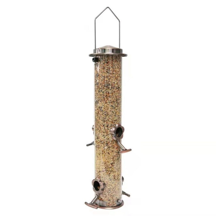 Outdoor Garden Hanging Metal Bird Automatic Feeder, Hanging Metal Bird Feeder