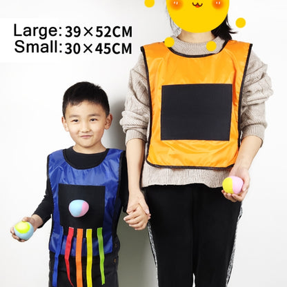Children Dodgeball Vest For Parent-child Outdoor Games With 5 Balls, Small (Red), Small (Blue), Small (Yellow), Small (Orange), Small (Green), Large (Red), Large (Blue), Large (Yellow), Large (Orange), Large (Green), Small + 5 Tails (Red)