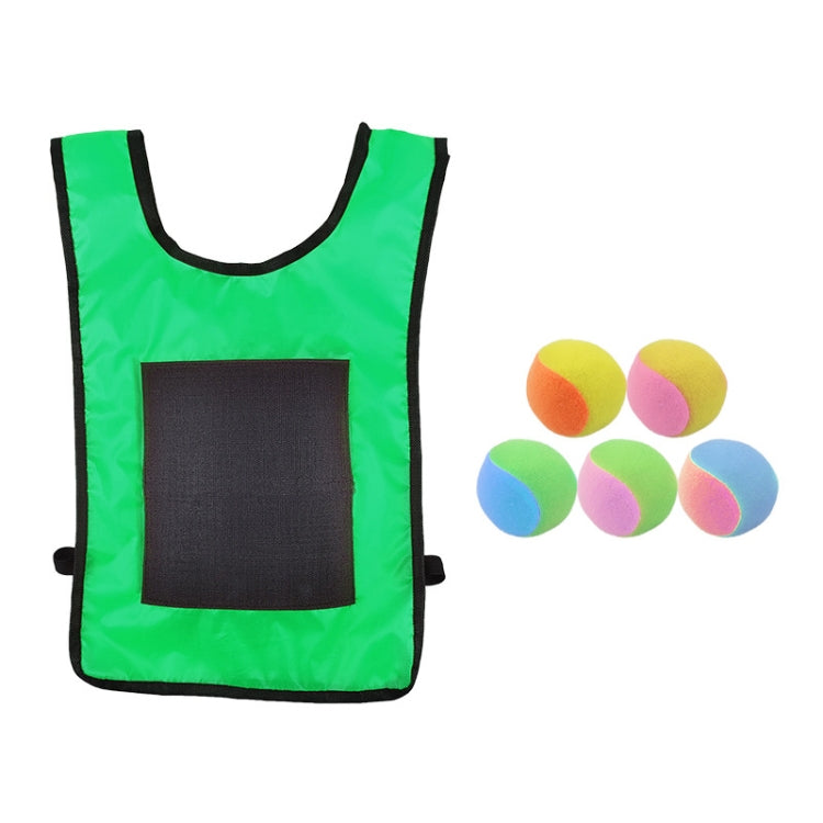 Children Dodgeball Vest For Parent-child Outdoor Games With 5 Balls, Small (Red), Small (Blue), Small (Yellow), Small (Orange), Small (Green), Large (Red), Large (Blue), Large (Yellow), Large (Orange), Large (Green), Small + 5 Tails (Red)