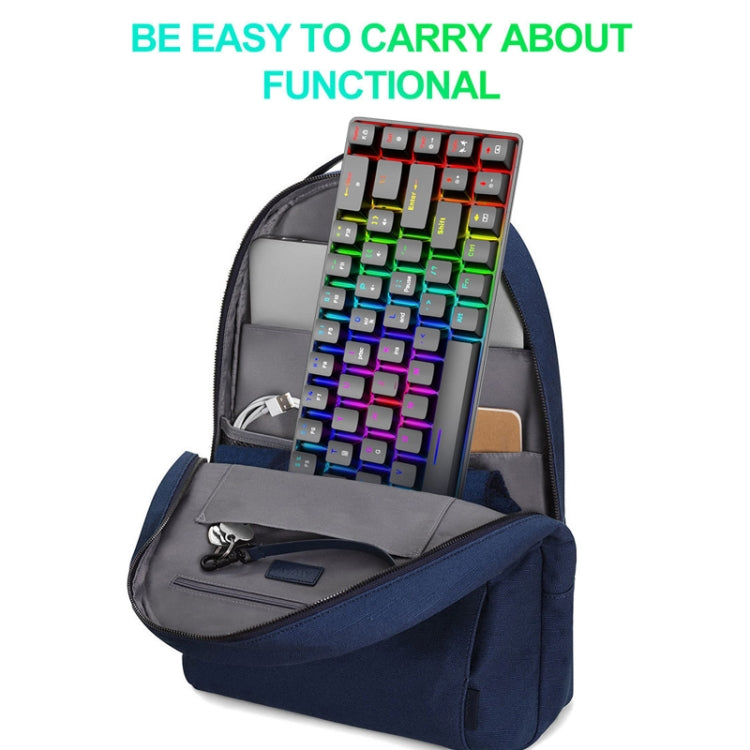 ZIYOU LANG T8 68 Keys RGB Luminous Gaming Mechanical Keyboard, Cable Length:1.6m, T8 White Green Shaft, T8 White Red Shaft, T8 Blue Green Shaft, T8 Pink Green Shaft, T8 Black Green Shaft, T8 Black Tea Shaft