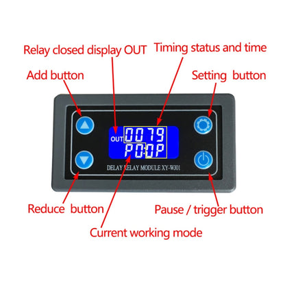 12/24V Relay Module Cycle Trigger Delay Power-Off Delay Timing Circuit Switch, Delay Circuit Switch