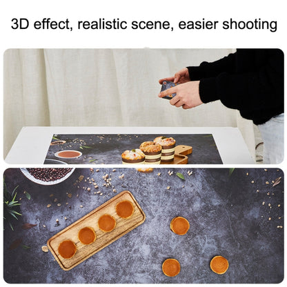 2 PCS 3D Stereoscopic Double-sided Photography Background Board, Flower Rhyme 1, Flower Rhyme 2, Flower Rhyme 3, Light Shadow Magic 1, Light Shadow Magic 2, Afternoon Tea, Quiet Life, Food, Clear Makeup Bath, Water Ripple, Casual Hand, Hand Drawn Red G...