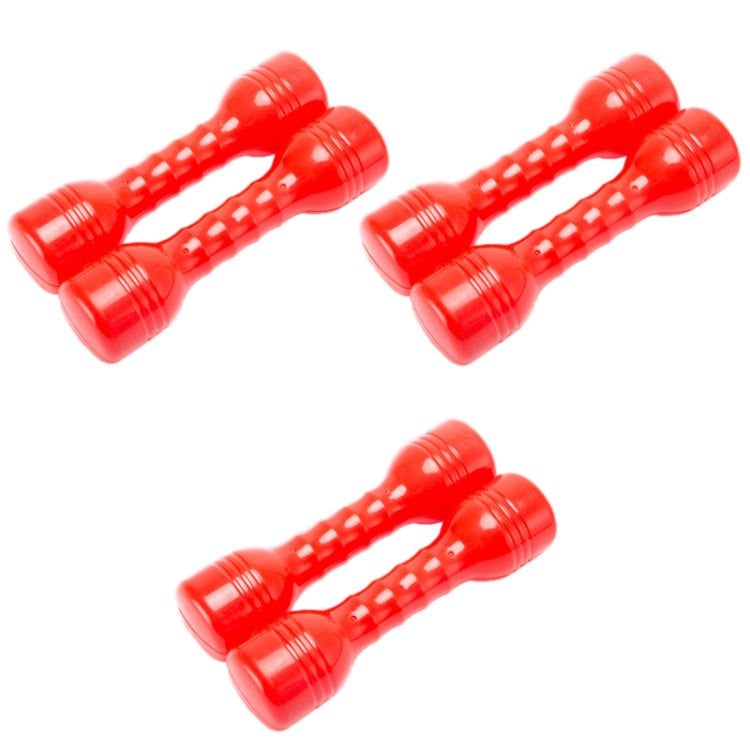 3 Pairs Kindergarten Children Gymnastics Dance Sports Training Dumbbells, Specification:, Silent (Red), Silent (Yellow), Silent (Blue), Silent (Green), Sound (Red), Sound (Yellow), Sound (Blue), Sound (Green)