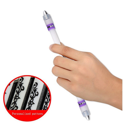 2 PCS Visual Spinning Pen Drop Resistant No Refill Rotary Pen Special