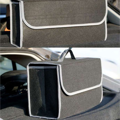 Car Trunk Felt Folding Storage Box Car Finishing Box