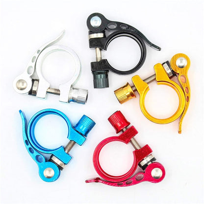 5 PCS Bicycle Accessories Quick Release Clip Road Bike Seatpost Clamp, 28.6mm, 34.9mm
