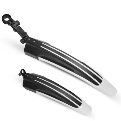 1 Set  Dual Color Bicycle Mudguard Mountain Bike Fenders Set, Black Red, All Black, Dark Blue, Black Light Blue, Black Green, Black and White, Dark Grey, Black Yellow
