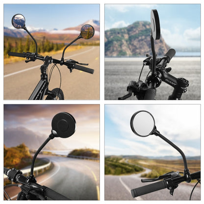 1 Pair Bicycle Hose Adjustment Convex Large Screen Rearview Mirror, Rearview Mirror