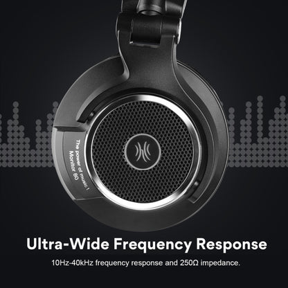OneOdio M80 Open Three-band Balanced Monitor Mixer Studio DJ HIFI Wired Headset, Cable Length: 3m, M80