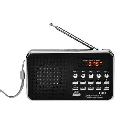 L-938  MP3 Audio Player FM Radio Support  SD MMC Card AUX-IN Earphone-out, Blue, Red, Pink, White, Black