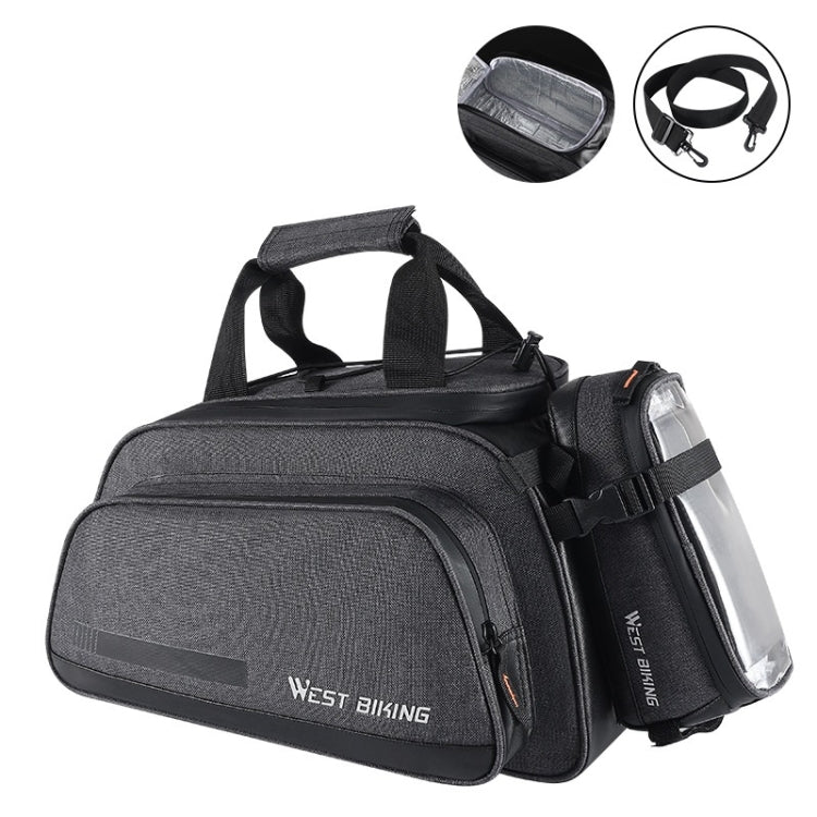 WEST BIKING Multifunctional Bicycle Aluminum Foil Insulation Pouch, WEST BIKING Camel Bag